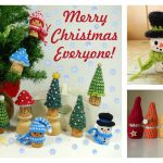 Christmas Wine Cork Ornament Free Crochet Pattern