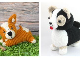 Corgi Dog Amigurumi Free Crochet Pattern
