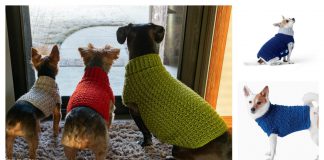 Dog Coat Free Crochet Pattern