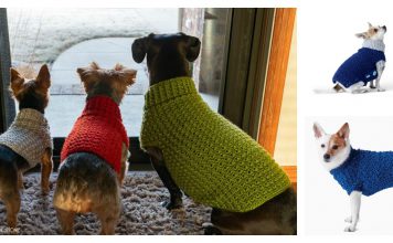 Dog Coat Free Crochet Pattern