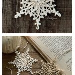 Frostvale Snowflake Christmas Ornaments Free Crochet Pattern