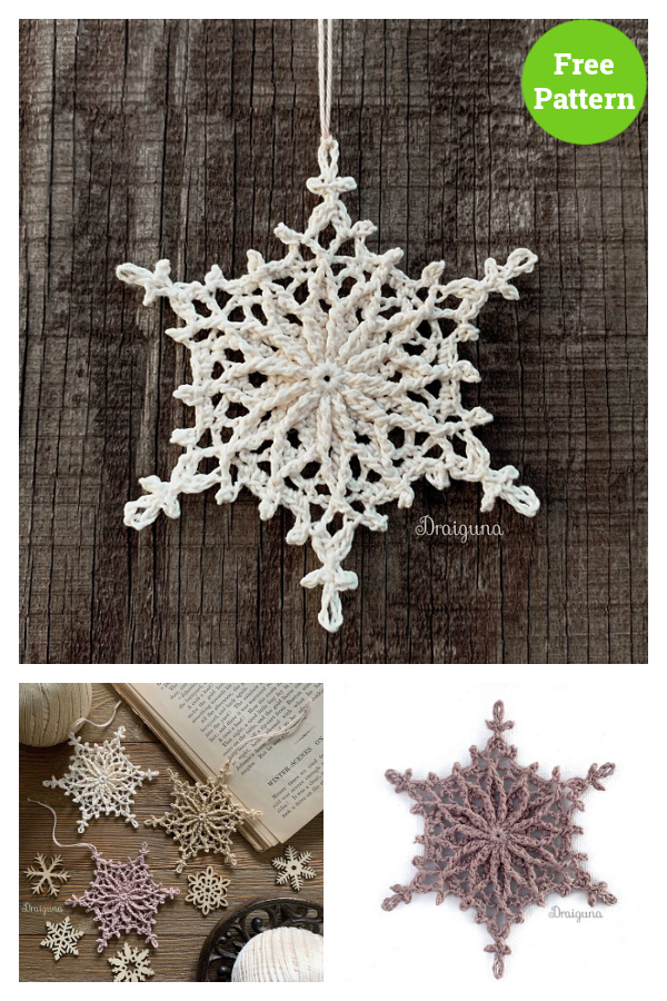 Frostvale Snowflake Free Crochet Pattern