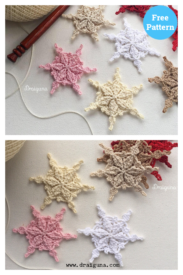 Frostwoven Snowflakes Free Crochet Pattern