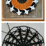 Halloween Friendly Ghosts Lace Doily Free Crochet Pattern