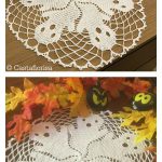 Halloween Ghost Lace Doily Free Crochet Pattern