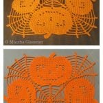 Halloween Pumpkin Lace Doily Free Crochet Pattern