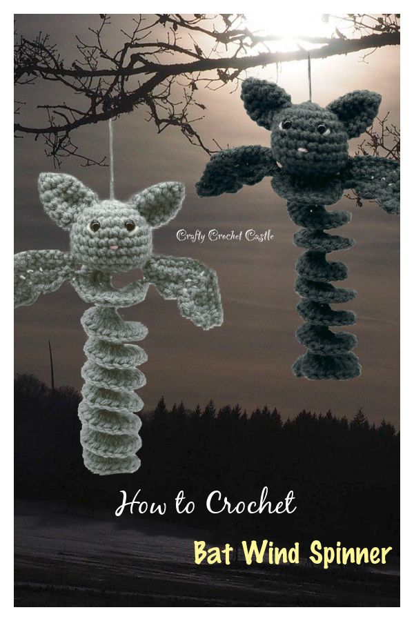 How To Crochet Bat Wind Spinner Video Tutorial Cool Creativities