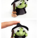 Mini Evil Witch Amigurumi Free Crochet Pattern