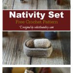 Nativity Set Free Crochet Pattern