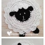 Sheep Potholder Free Crochet Pattern