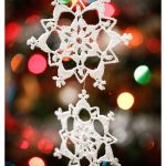 Snowflake Christmas Ornaments Free Crochet Pattern