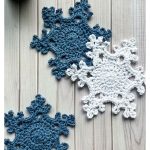 Snowflake Coaster Free Crochet Pattern