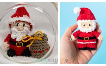 Tiny Santa Free Crochet Pattern