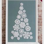 Lace Doily Tree of Snowflakes Free Crochet Pattern