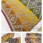 Wanderers Mosaic Blanket Free Crochet Pattern and Video Tutorial