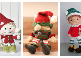 10+ Amigurumi Christmas Elf Free Crochet Patterns