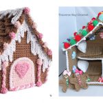 Amazing Candy Cottage Gingerbread House Free Crochet Pattern