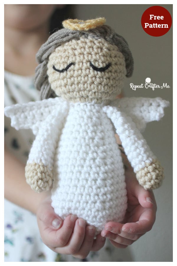 Amigurumi Christmas Angel Doll Free Crochet Pattern