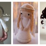 Amigurumi Christmas Angel Doll Free Crochet Pattern and Paid