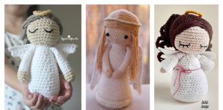 Amigurumi Christmas Angel Doll Free Crochet Pattern and Paid