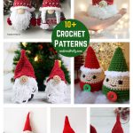 Amigurumi Christmas Gnome Crochet Pattern Free and Paid