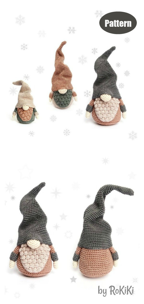 Amigurumi Christmas Gnomes Crochet Pattern