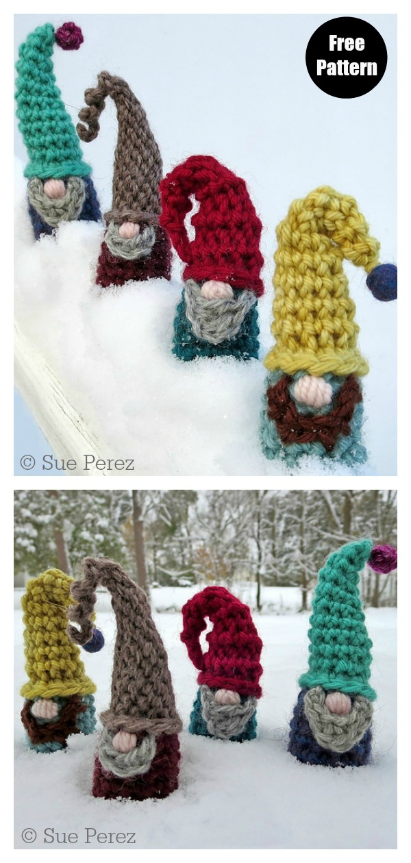 Amigurumi Christmas Gnomes of the Gnorth Free Crochet Pattern