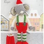 Amigurumi Christmas Mouse Free Crochet Pattern