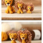 Amigurumi Kindly Lion and Mouse Free Crochet Pattern