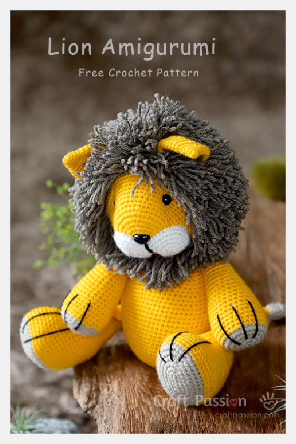 Amigurumi Lion Free Crochet Pattern 