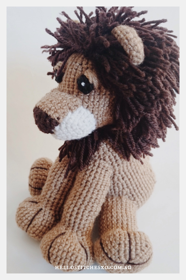Amigurumi Lion Free Crochet Pattern 