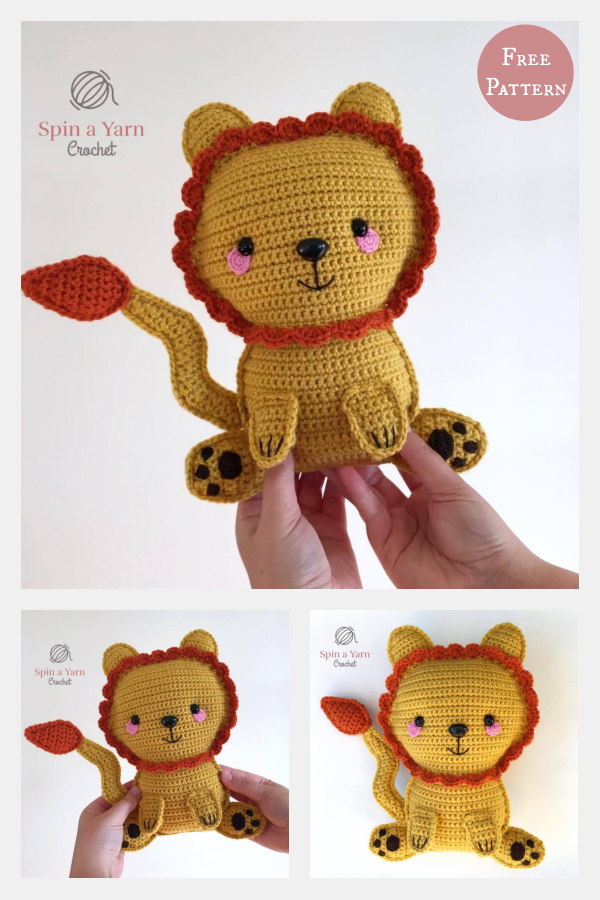 Amigurumi Lion Ragdoll Free Crochet Pattern 