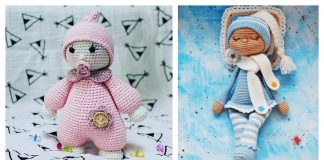 Amigurumi Sleeping Doll Free Crochet Pattern