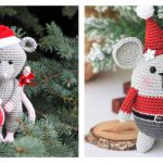 Christmas Mouse Free Crochet Pattern