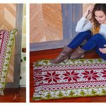 Christmas Rug Free Crochet Pattern