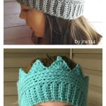 Crown Ear warmer Free Crochet Pattern