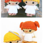 Cuddle-Sized Angel Twins Amigurumi Crochet Pattern