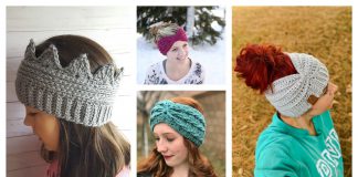 Ear Warmer Free Crochet Pattern and Paid