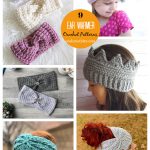9 Ear Warmer Free Crochet Pattern and Paid