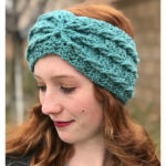 Easy Cable Alicia Ear warmer Free Crochet Pattern