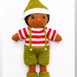 Elf Costume for Dolls Free Crochet Pattern