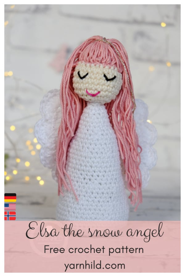 Elsa the Snow Angel Doll Free Crochet Pattern