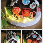 Gingerbread House Free Crochet Pattern