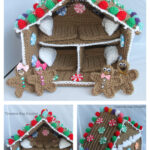 Gingerbread Playhouse Free Crochet Pattern