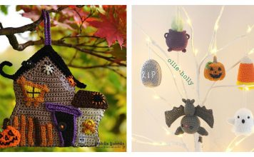 Halloween Ornaments Free Crochet Pattern and Paid