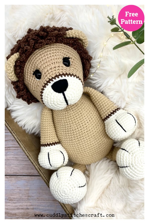 Lennox the Lion Free Crochet Pattern