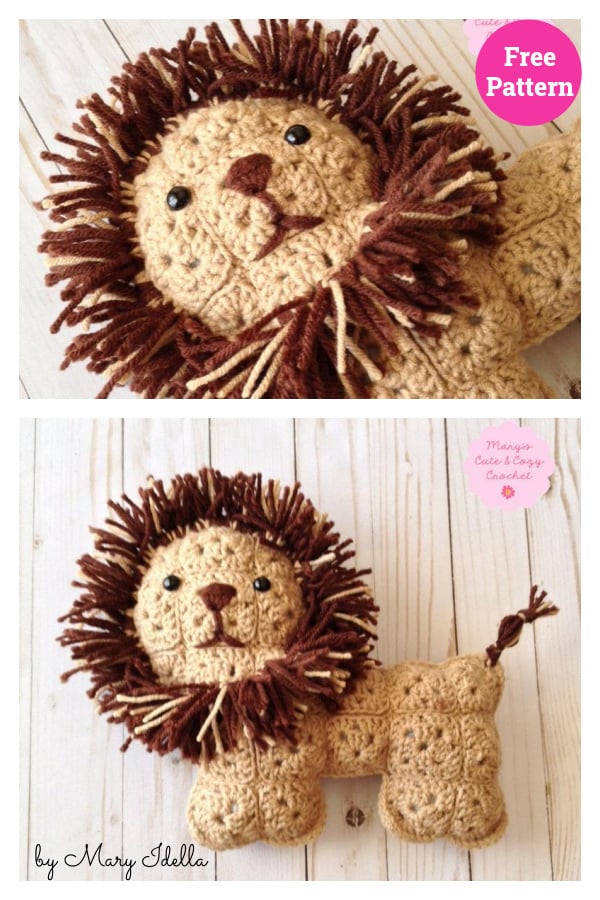 Leo the Lion Free Crochet Pattern