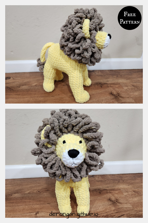 Lion Amigurumi Free Crochet Pattern
