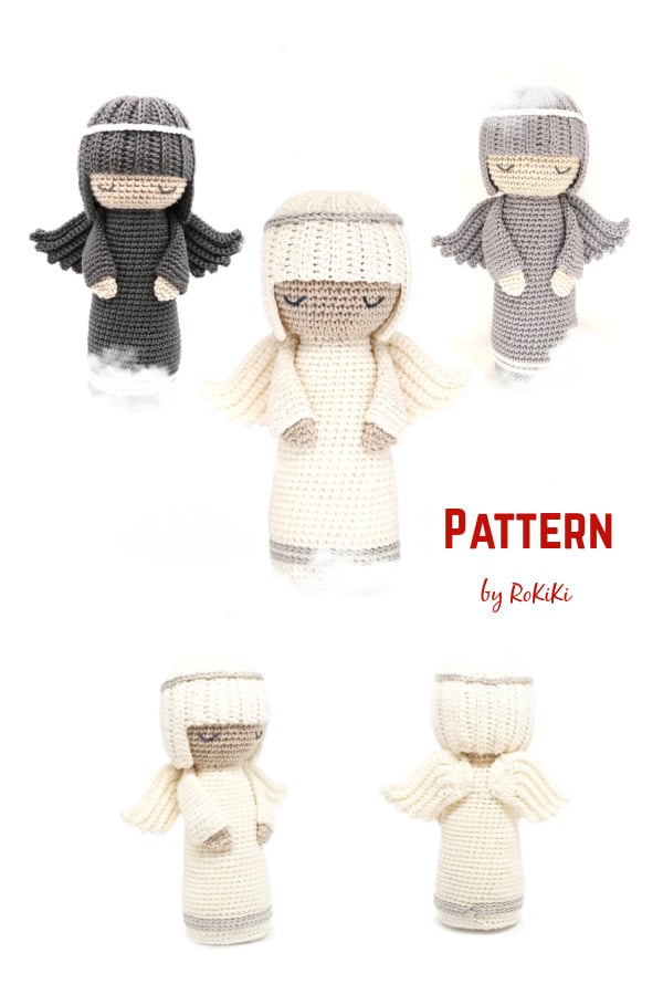 Long Angel Amigurumi Crochet Pattern