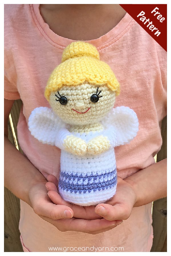 Mini Amigurumi Angel Doll Free Crochet Pattern